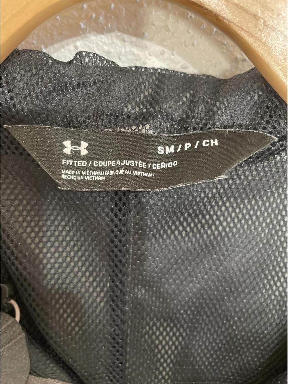 Under Armour Windbreaker Jacket Women's Size Small Gray Storm Sporty Lightweight - Picture 4 of 10